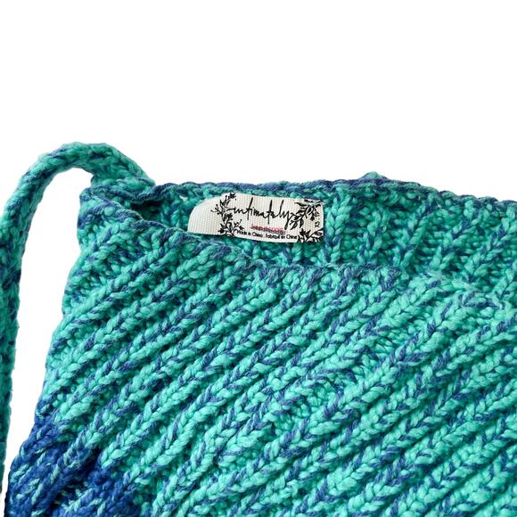 Free People Intimately Here All Day Knit Bralette Blue - Picture 3 of 4